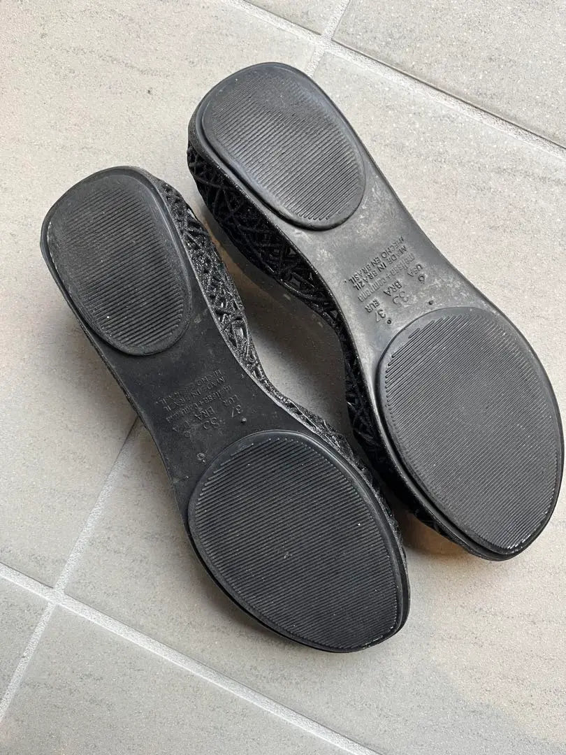 Melissa Campana Rubber Sandals Black