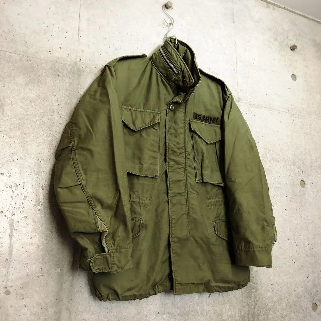 60s M-65 Field Jacket SMALL SHORT Grey Liner