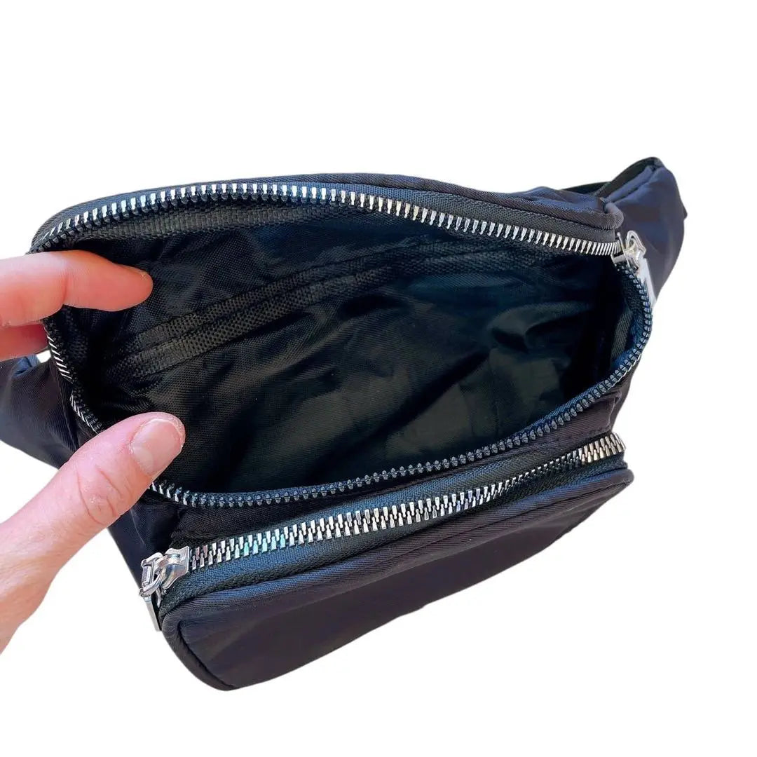 Body bag Waist pouch Compact Simple Black