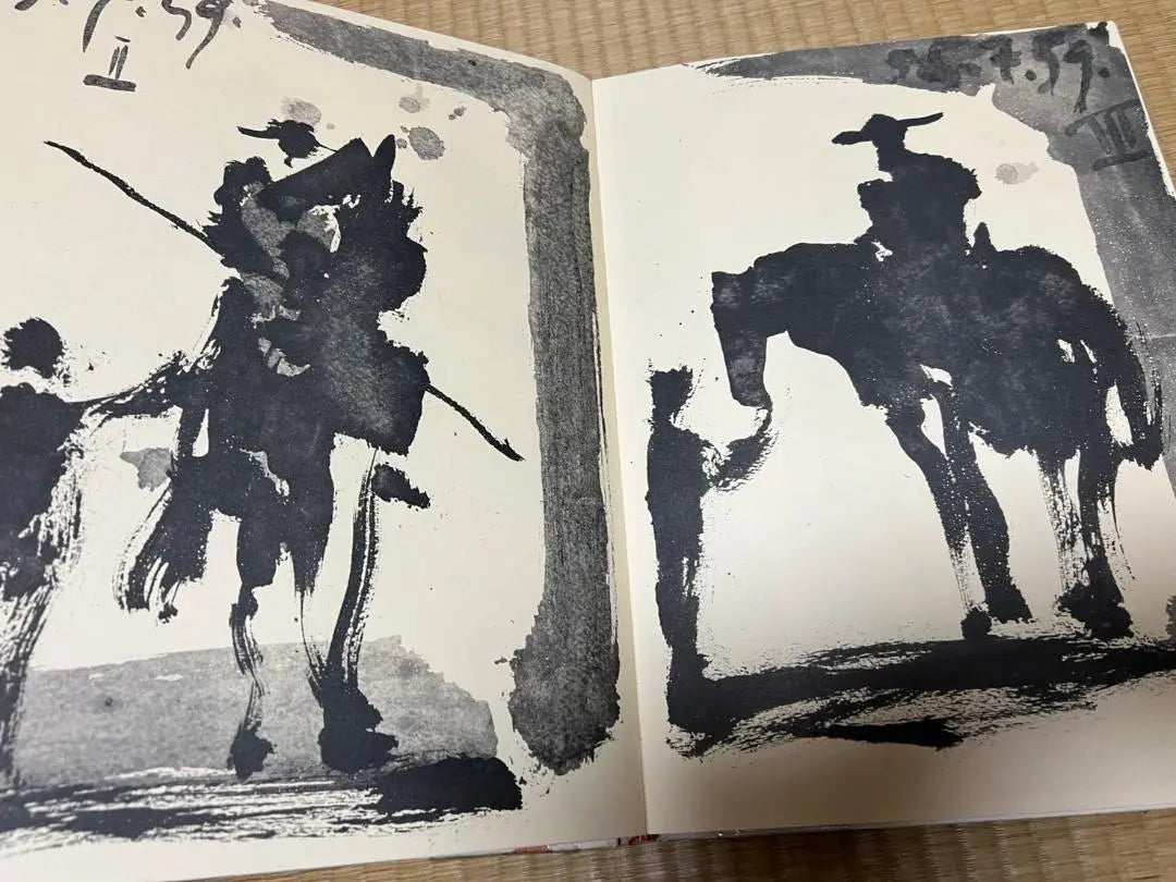 Libro ilustrado de Pablo Picasso Boletín Batalla y bala TOROS Y Toreros | パブロ・ピカソ画集 洋書 闘牛と闘牛士 TOROS Y TOREROS