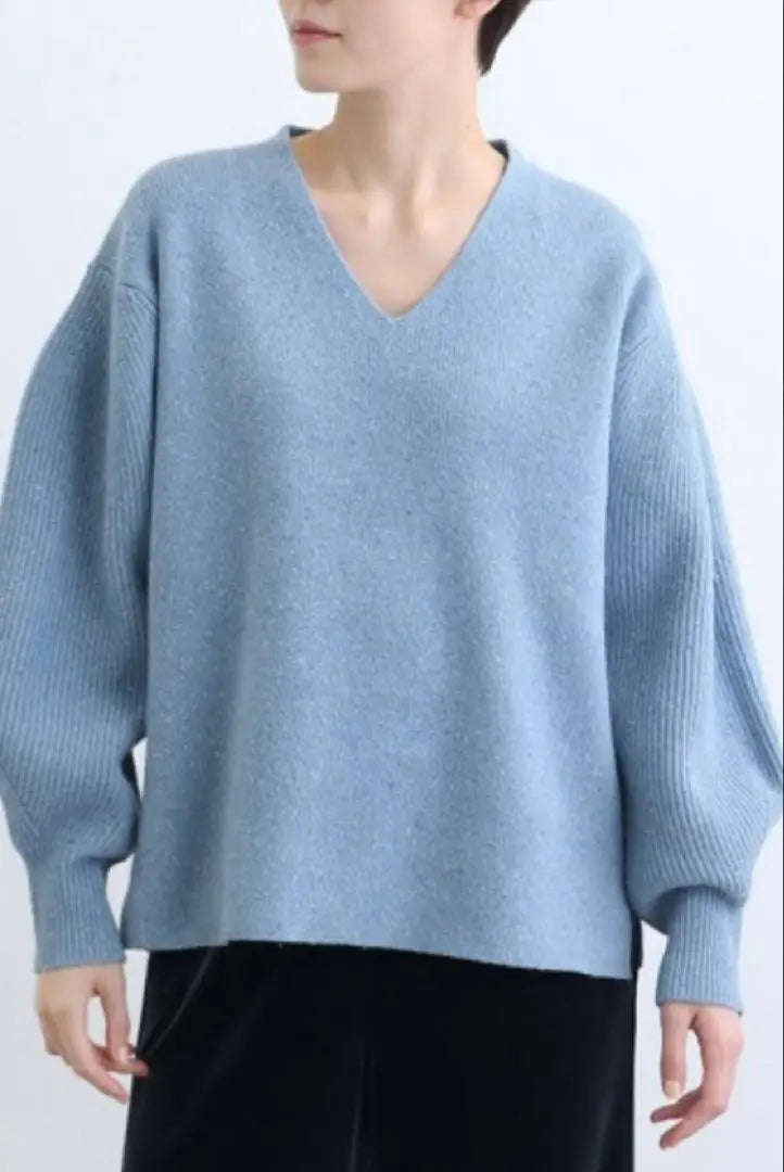 [Good condition] INDIVI Color MIX form knit