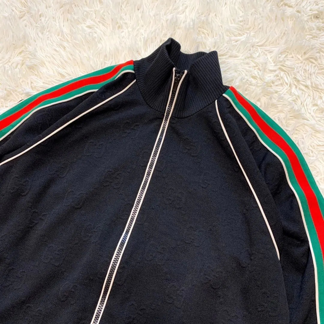 XL★Chaqueta deportiva Gucci Jumbo GG en jacquard Sherry Line | XL★グッチ ジャンボGG ジャガード トラックジャケット シェリーライン