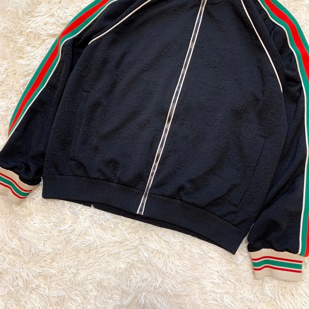 XL★Chaqueta deportiva Gucci Jumbo GG en jacquard Sherry Line | XL★グッチ ジャンボGG ジャガード トラックジャケット シェリーライン