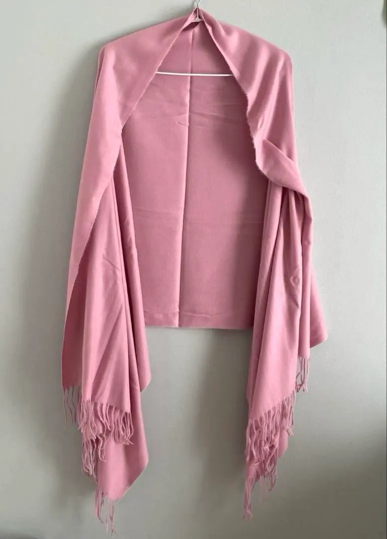 Can be used until spring ❣ Large scarf, pink scarf, knee blanket, shawl, tassel