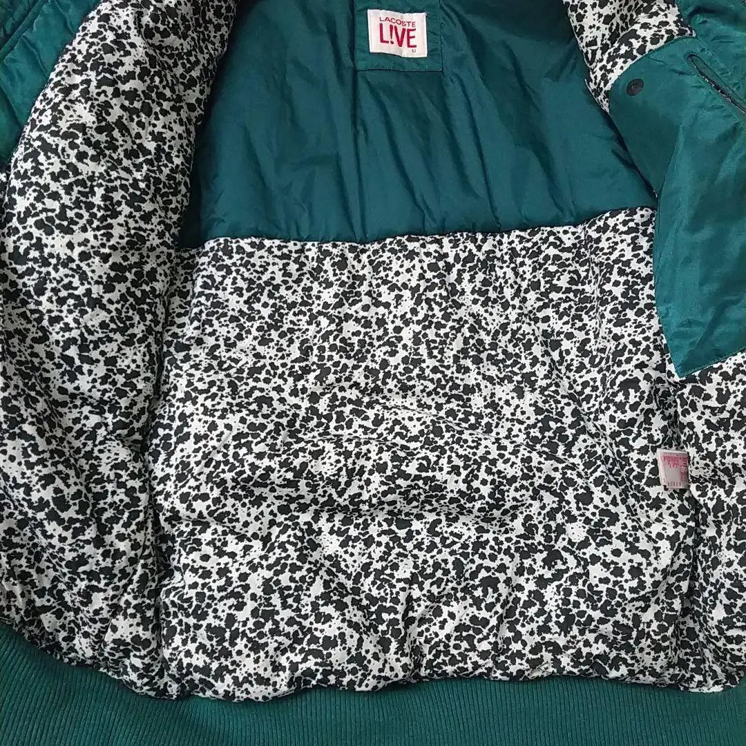 Chaqueta acolchada con logo de cocodrilo y logo esmaltado de Lacoste ☆ Popular MA-1 L Verde