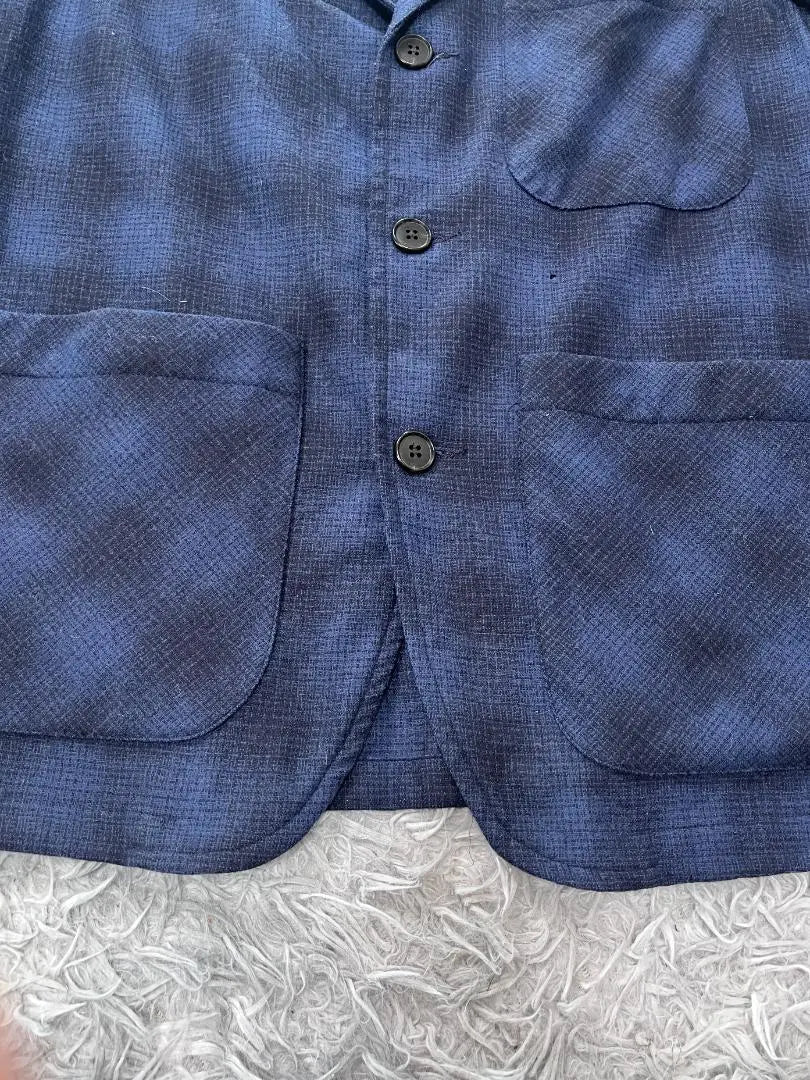 ✨Good condition✨Defective Bendleton Wool Jacket S Navy x Black Check