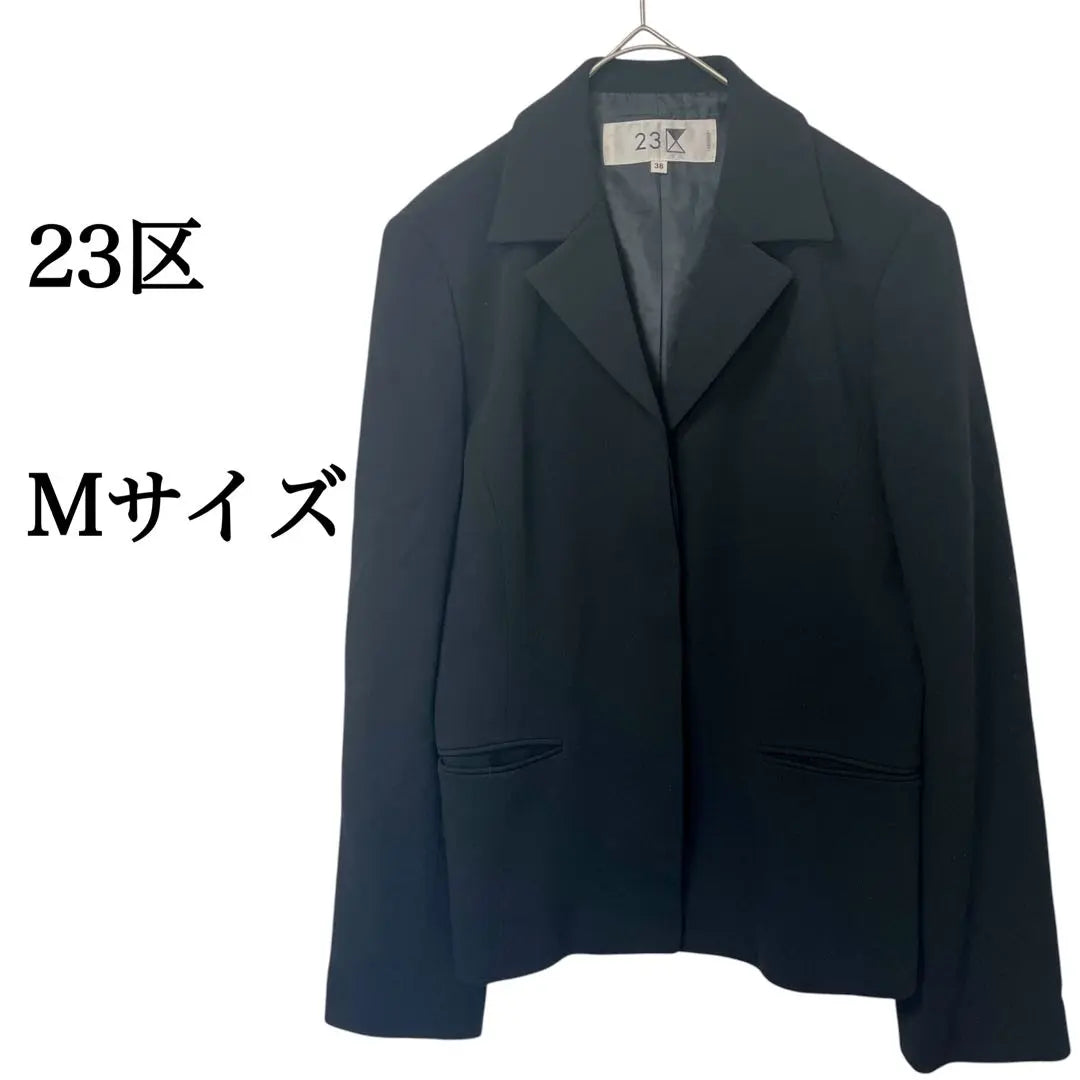 Niju Sank Tailored Jacket/Size 38/Black/Plain