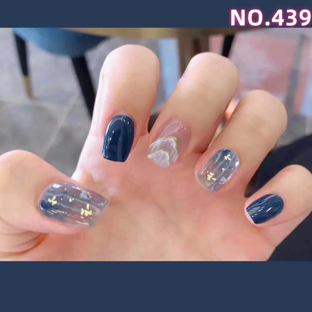 Limited time discount 439 Sea blue nail tip drop Monday mat Korean ki 9g1