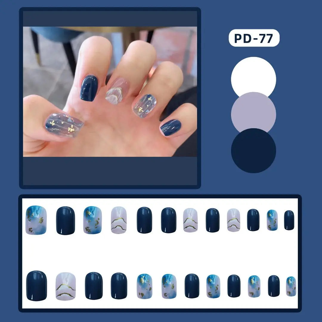 Limited time discount 439 Sea blue nail tip drop Monday mat Korean ki 9g1