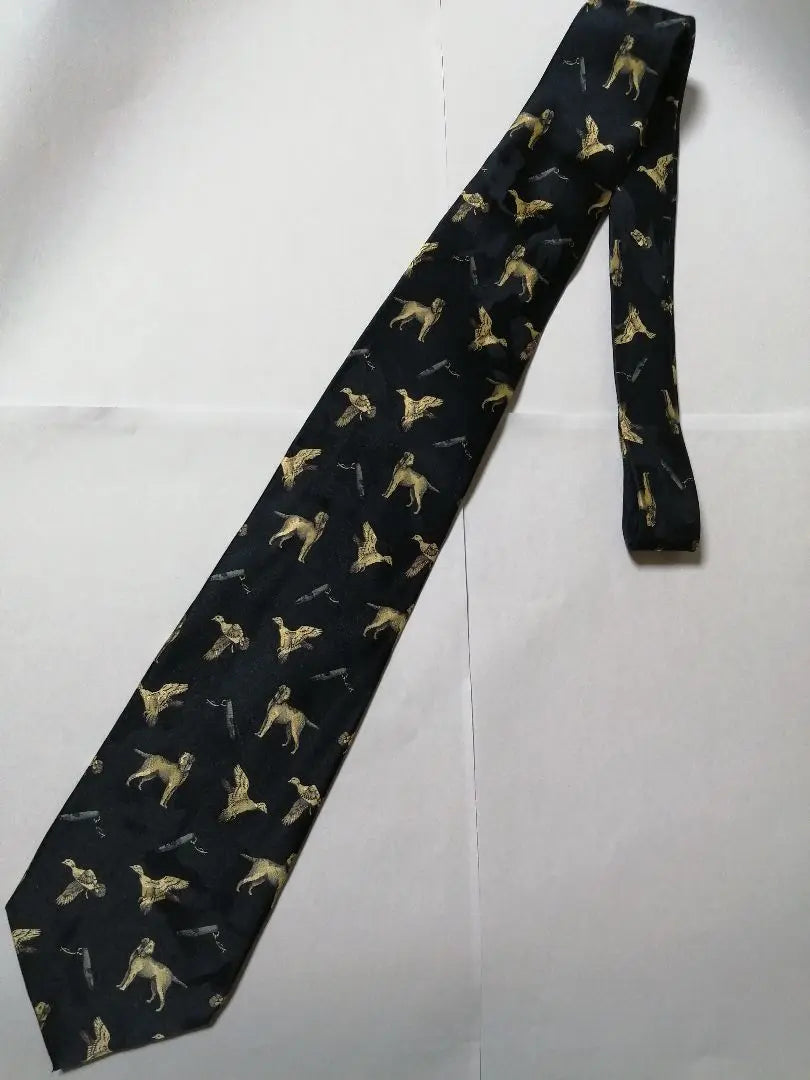 ◆You can get a huge discount by combining your tie ♡ [men's16] Animal pattern, hounds, wild birds, silk 100