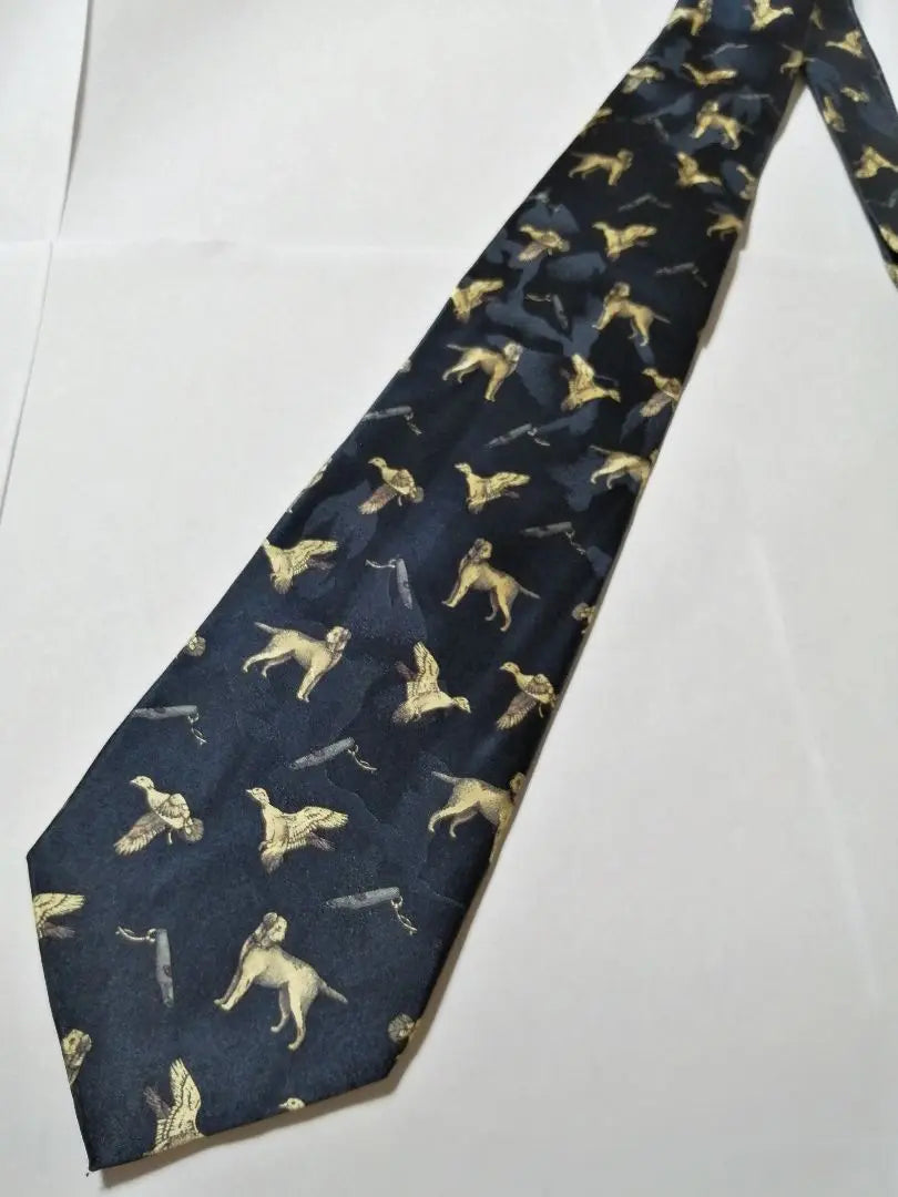 ◆You can get a huge discount by combining your tie ♡ [men's16] Animal pattern, hounds, wild birds, silk 100