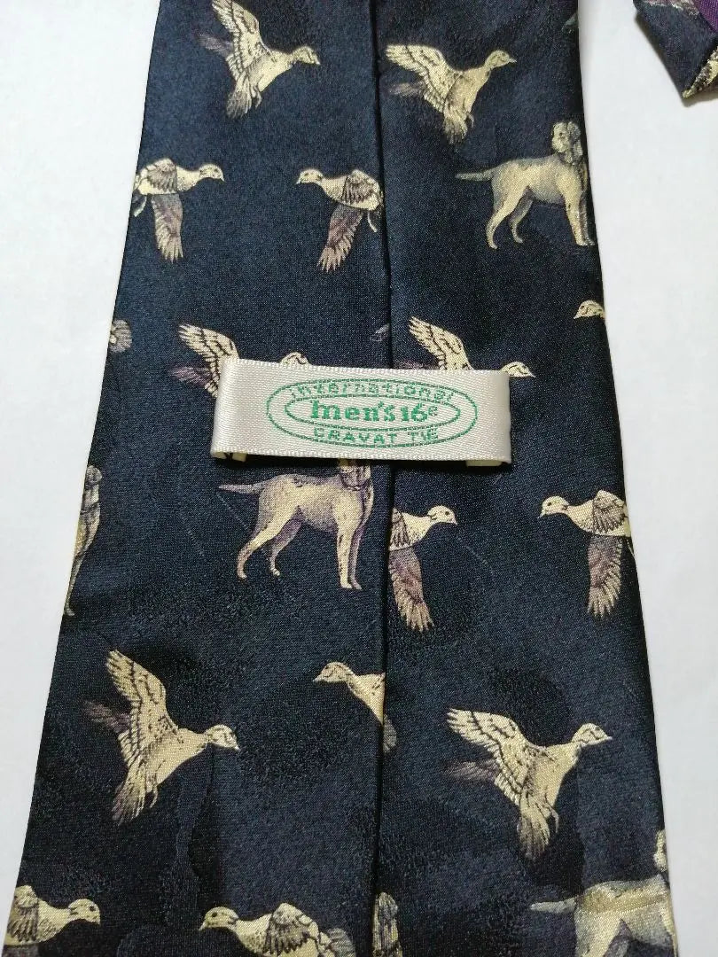 ◆You can get a huge discount by combining your tie ♡ [men's16] Animal pattern, hounds, wild birds, silk 100