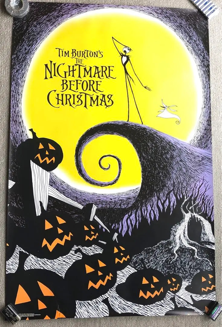 Nightmare Before Christmas Poster Jack Zero