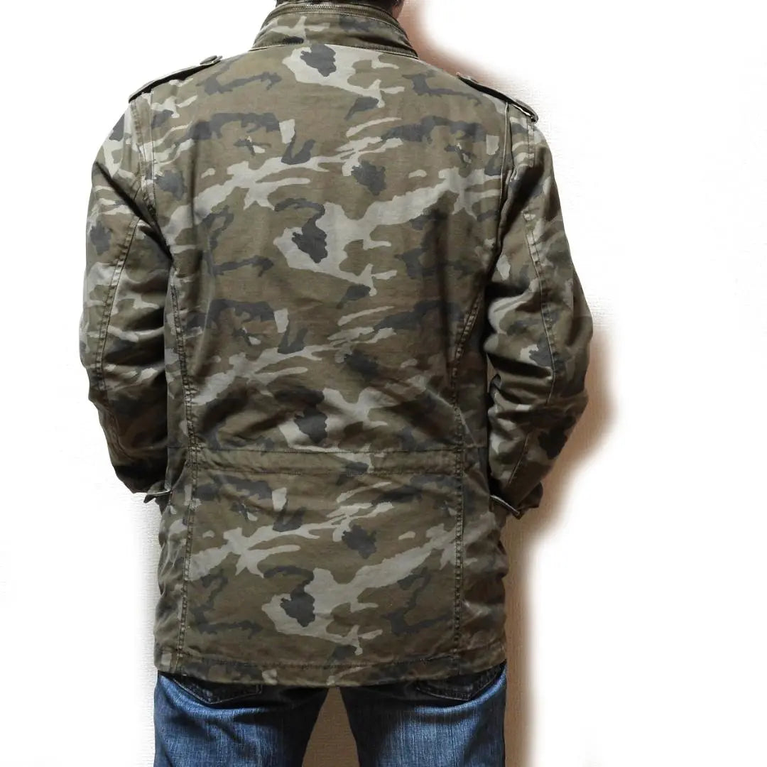 REAL CRUSH CLOTHING Men's M-65 Military Jacket M