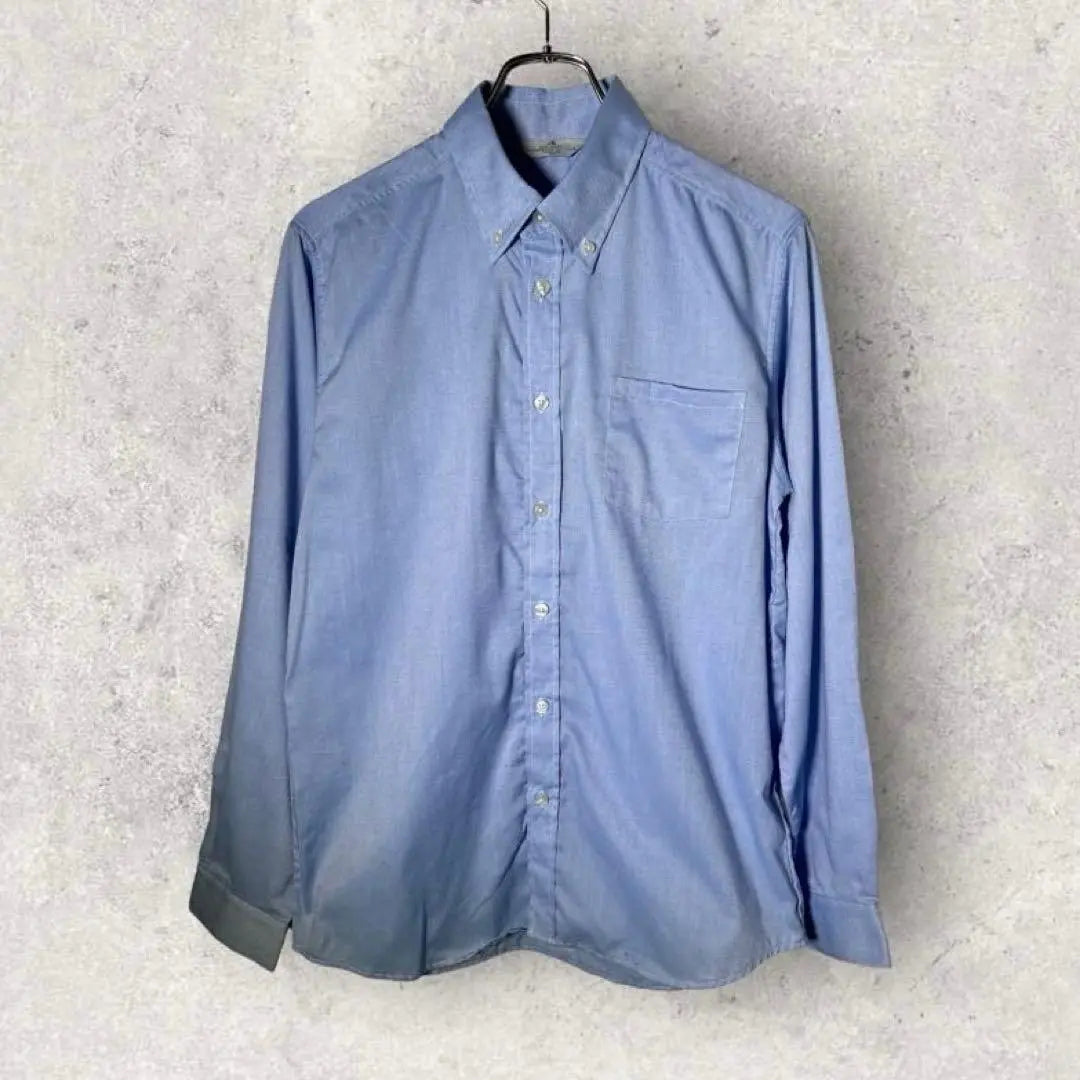 Catherine Cottage Button Down Shirt (170) Light Blue Chest Pocket Sturdy Fabric