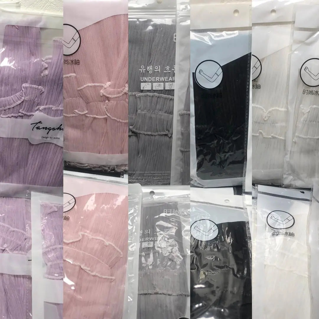 Cubrebrazos morado, morado, transpirabilidad, protector solar, protección solar, guantes, encaje, QF | アームカバー パープル,紫色,通気性,日除け,日焼け止め,手袋,レース,QF