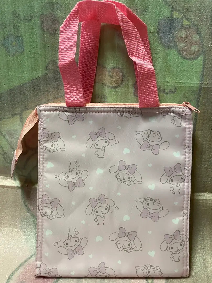 My Melody Cold Insulation Bag Cold Insulation Cooler Tote Vertical Sanrio Lunch Bag