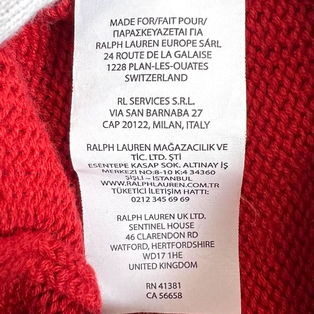 Cárdigan de punto con cremallera POLO Ralph Lauren para bebé, 12 meses