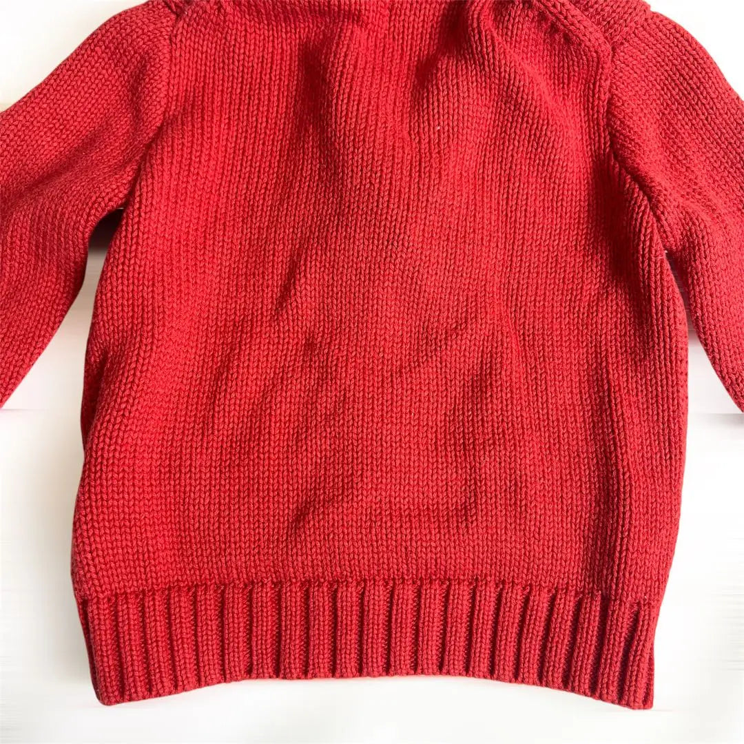 ✨Baby✨POLO Ralph Lauren Knit Zip Cardigan 12M