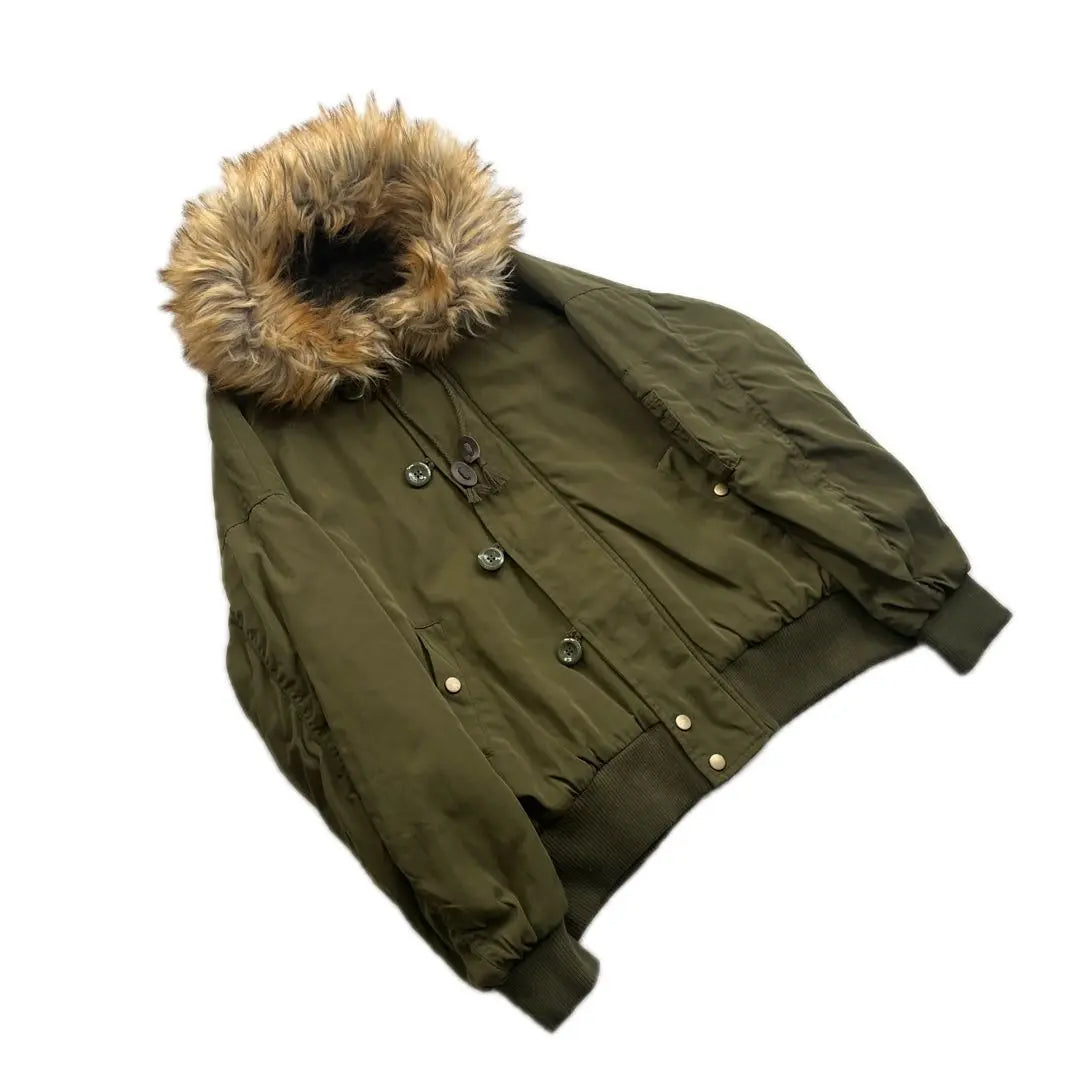 fur jacket n2b green