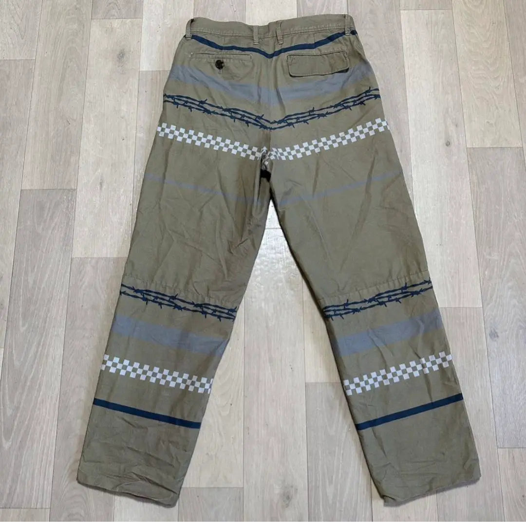 Undercoverism 96 pantalones cargo de alambre de púas obra maestra de generación de alambre | encubrimiento 96 alambre期 名作 有刺鉄線カーゴパンツ