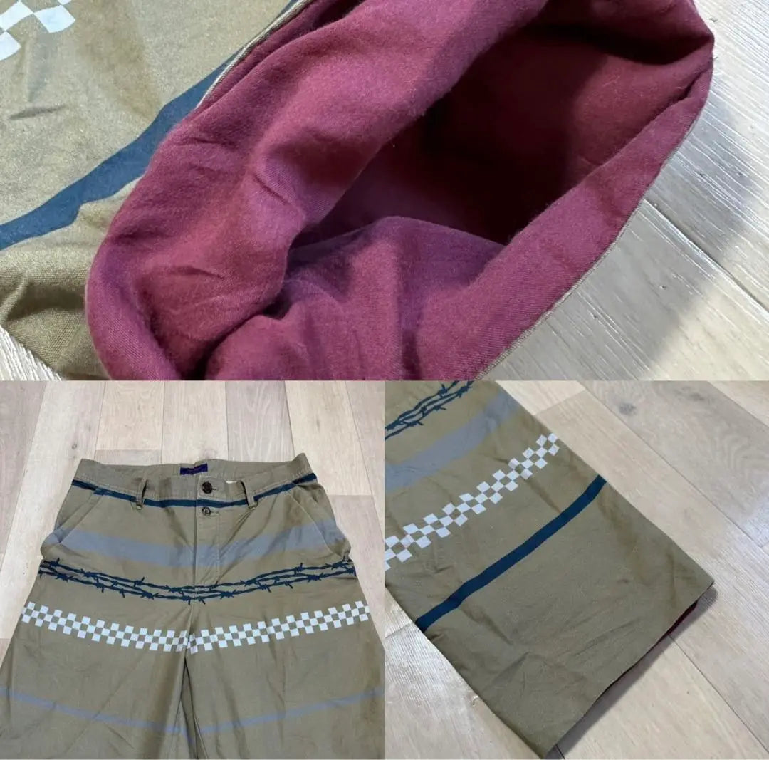 Undercoverism 96 pantalones cargo de alambre de púas obra maestra de generación de alambre | encubrimiento 96 alambre期 名作 有刺鉄線カーゴパンツ