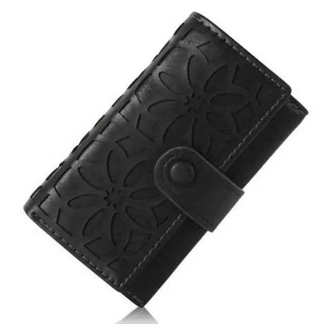 Estuche multi-llaves con linda flor negra Nuevo Envío gratis Cantidad limitada Precio más bajo