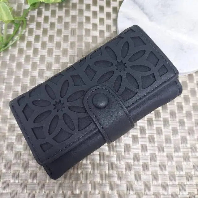 Estuche multi-llaves con linda flor negra Nuevo Envío gratis Cantidad limitada Precio más bajo