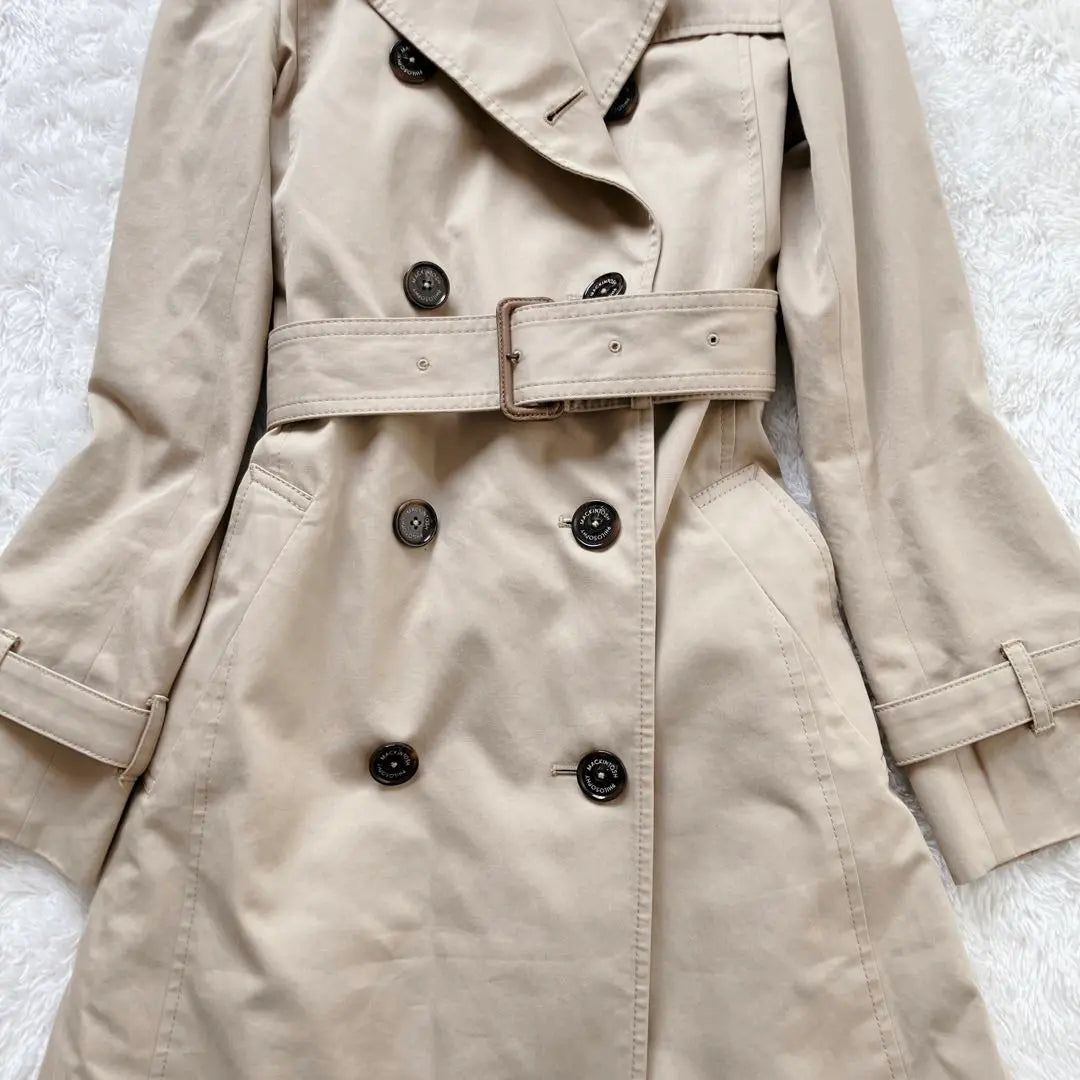 Beautiful condition ✨ Rare size Macintosh trench coat liner belt beige