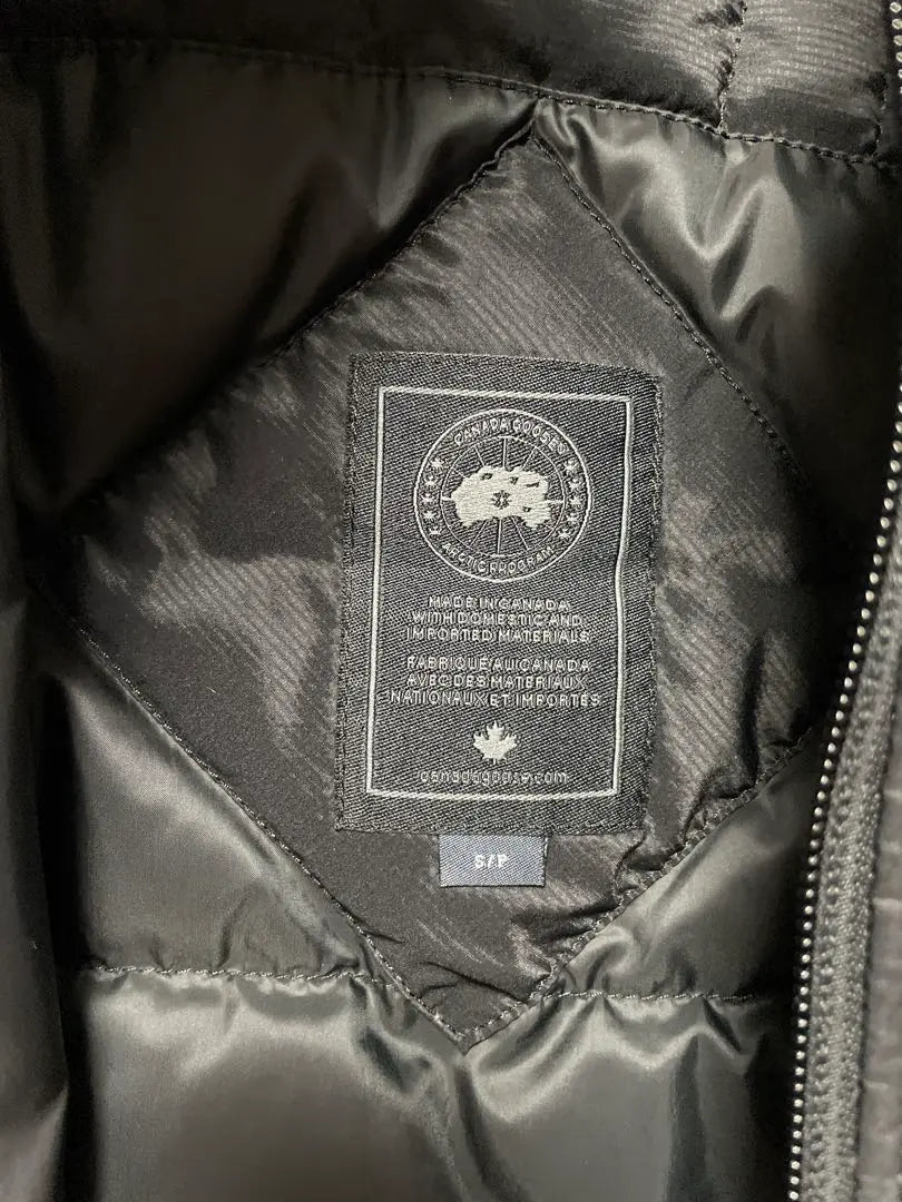 Canada Goose Black Down Jacket S