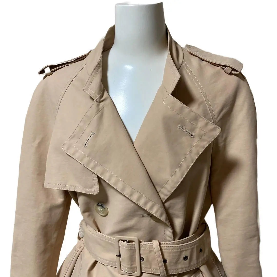 SeeByChloe Pink Beige Trench Coat 38