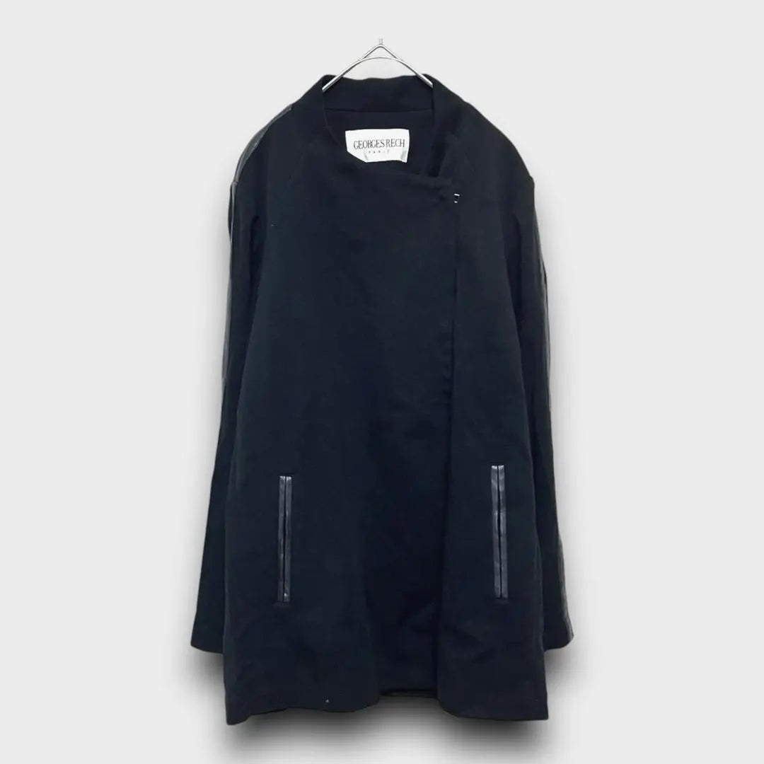 Georjuresh [38] No color coat blouson outer black SS21