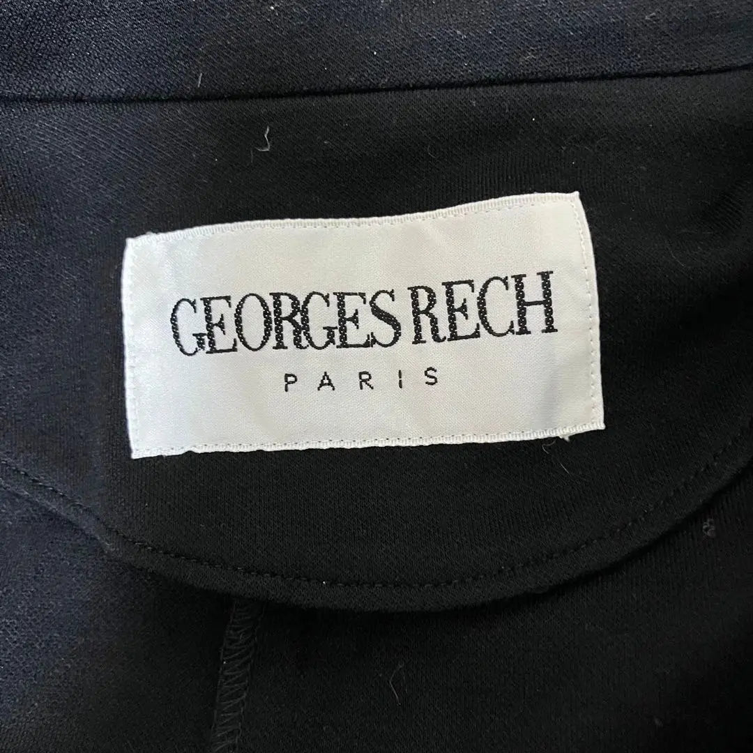 Georjuresh [38] Abrigo tipo blusón sin color exterior negro SS21