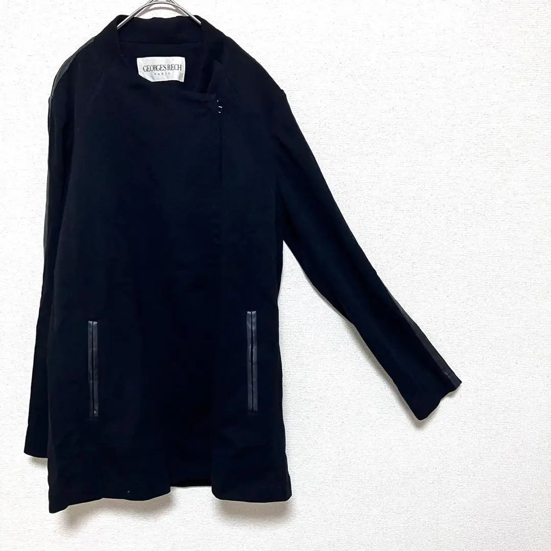 Georjuresh [38] No color coat blouson outer black SS21