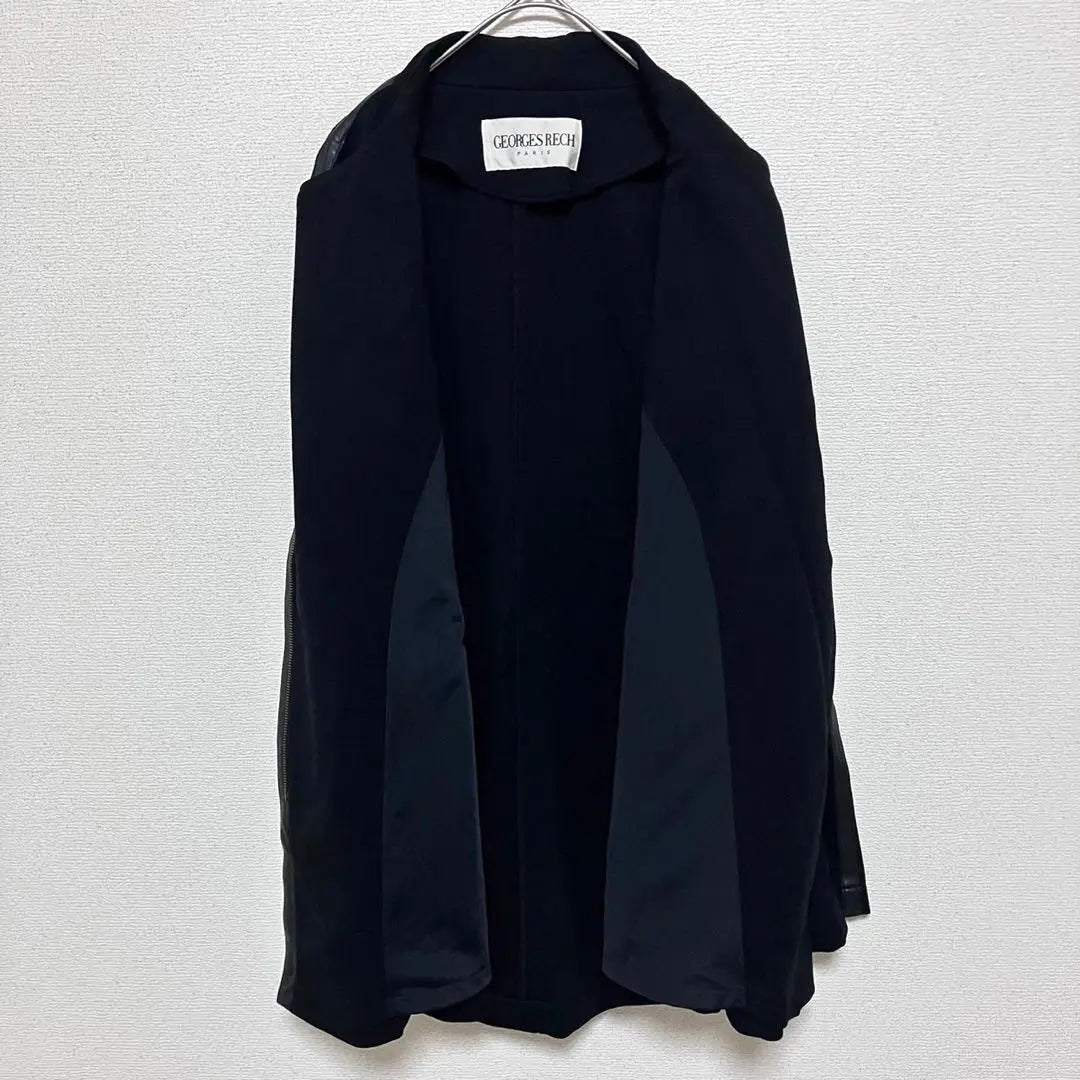 Georjuresh [38] No color coat blouson outer black SS21