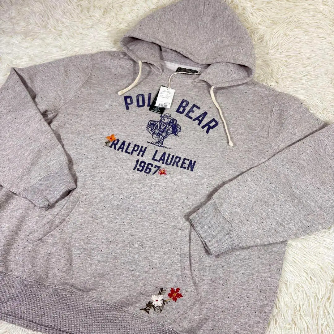 Brand new and unused ✨Polo Ralph Lauren Polo Bear Hoodie Sweatshirt Gray XXL