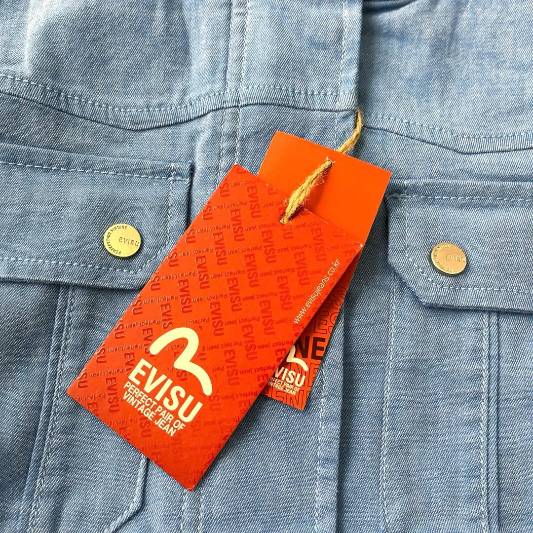 [Nuevo] Chaqueta EVIS Ebisu Jeans con logotipo en la espalda para mujer talla S