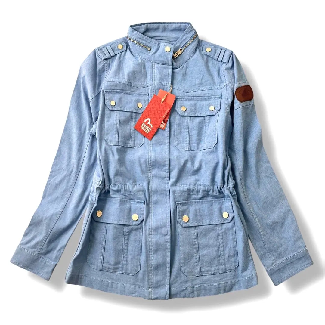 [New] EVIS Ebisu Jeans Back Logo Jacket Women's S