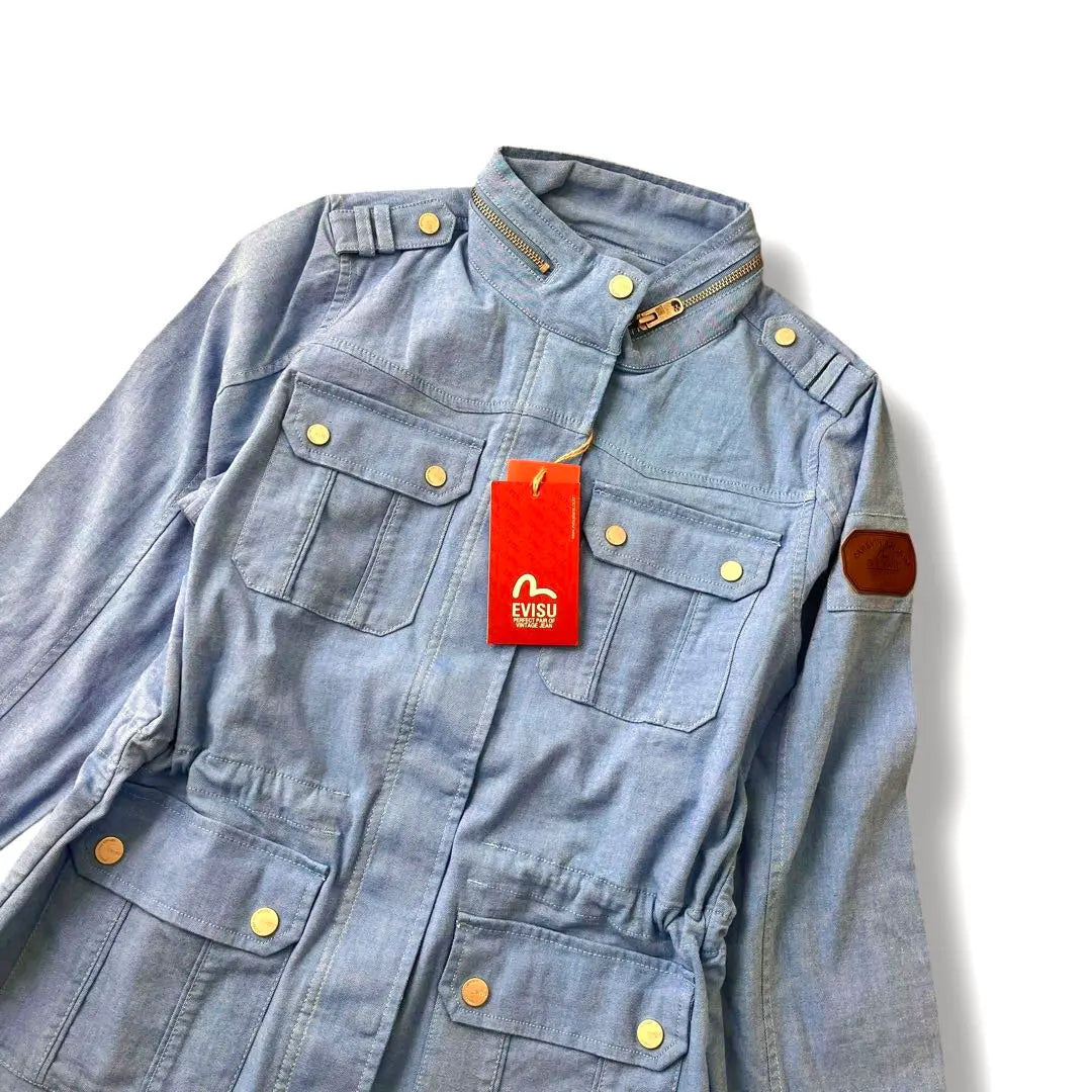 [New] EVIS Ebisu Jeans Back Logo Jacket Women's S