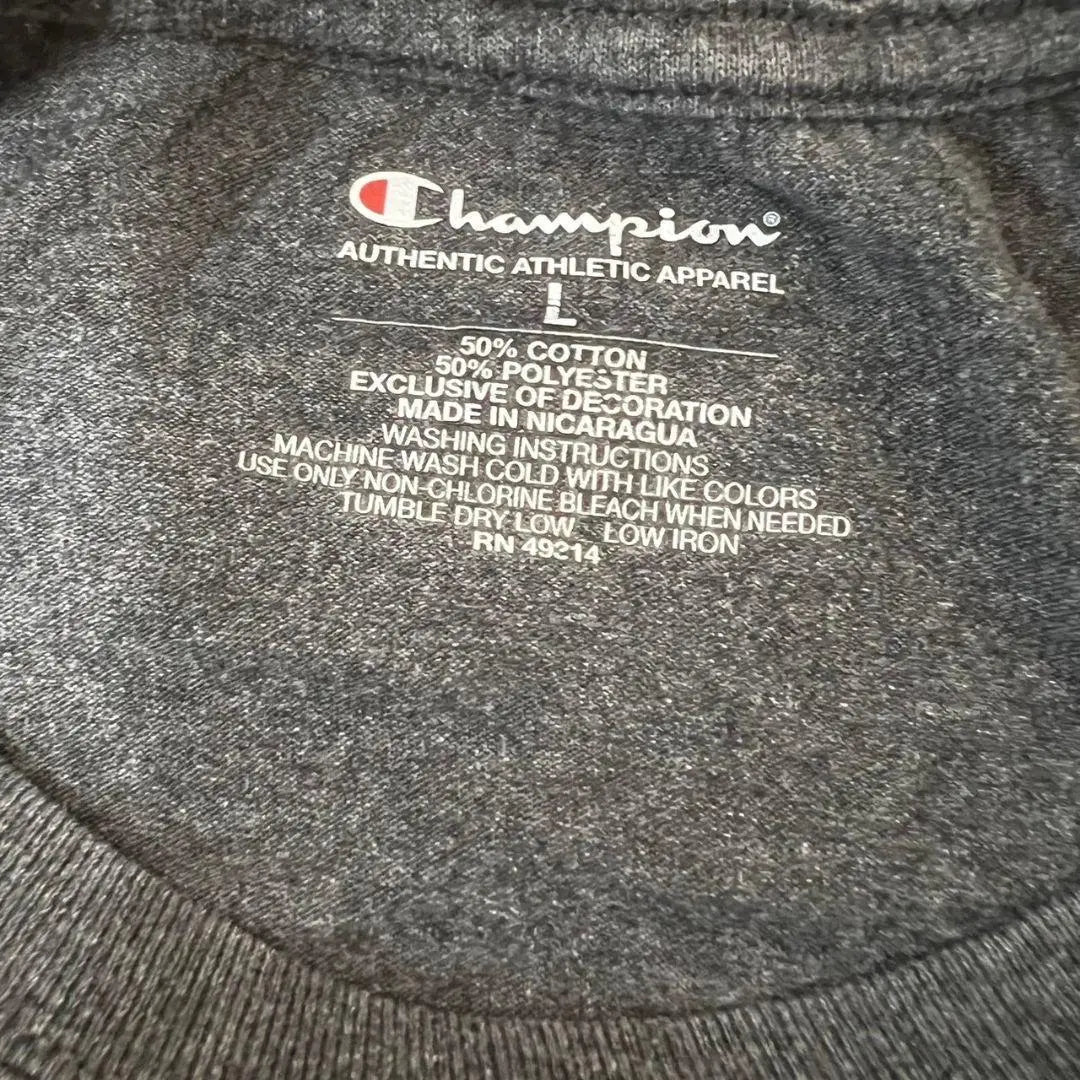 KA294 [importación de EE. UU.] Camiseta Champion [Hombre L] Gris carbón | KA294【US輸入】Campeón Tシャツ【メンズL】チャコールグレー