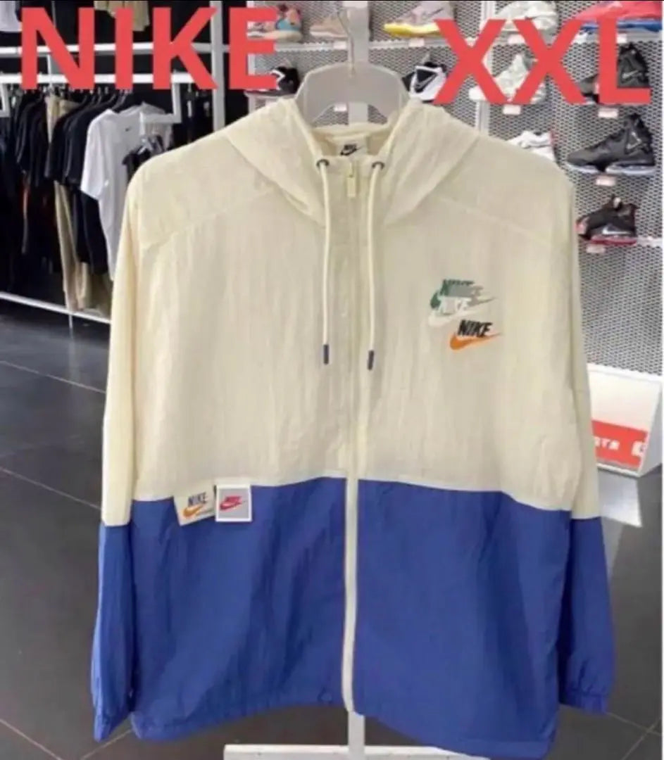 Sudadera con capucha de nailon para hombre NIKE, talla XXL, talla única