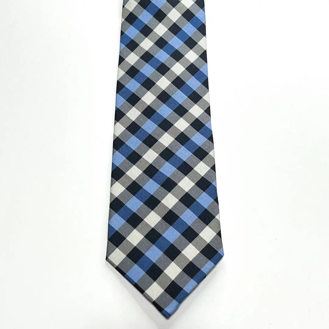 2781 [Extremely beautiful] Burberry London tie block check