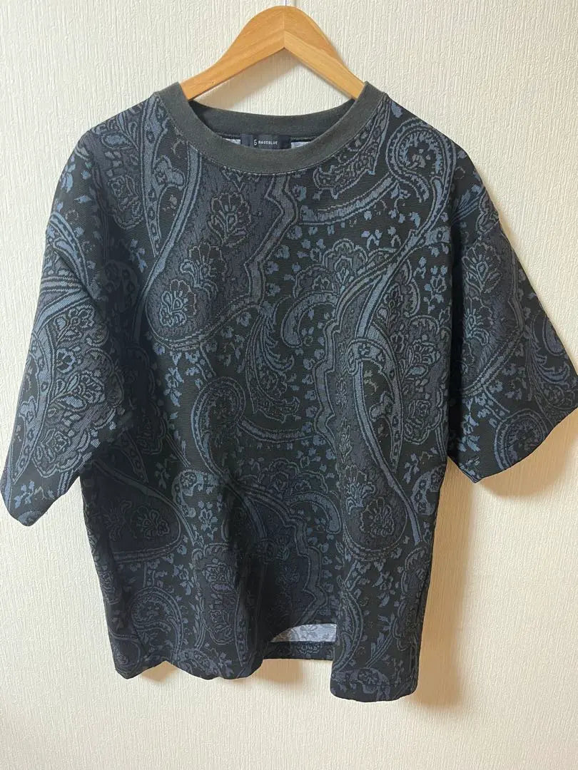 RAGEBLUE Paisley pattern T-shirt L