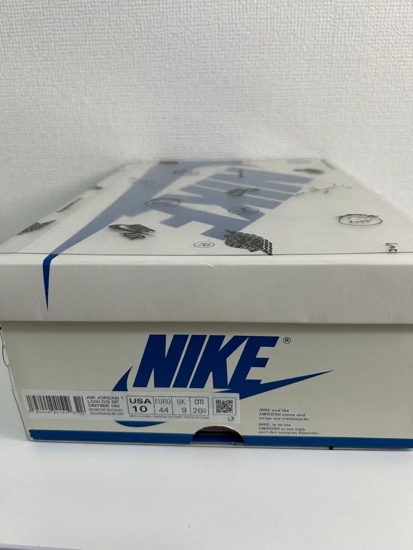 [Good condition] 28cm Nike Air Jordan 1 Turtle Pufferfish Low Men's Sneakers