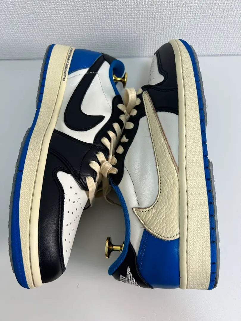 [Buen estado] Zapatillas Nike Air Jordan 1 Turtle Pufferfish Low de 28 cm para hombre