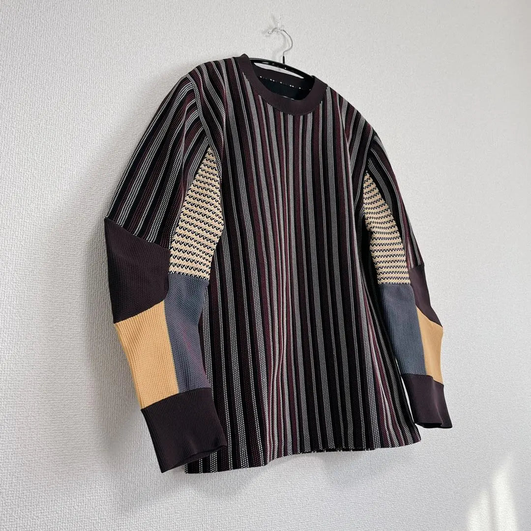 [TOGA ARCHIVES×H&M] Color block long sleeve tops