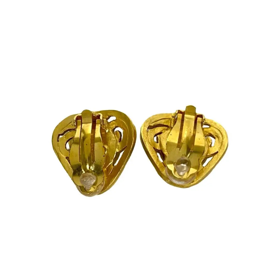 Pendientes tipo brazalete con turquesa Coco Mark de Chanel, 95P, en muy buen estado