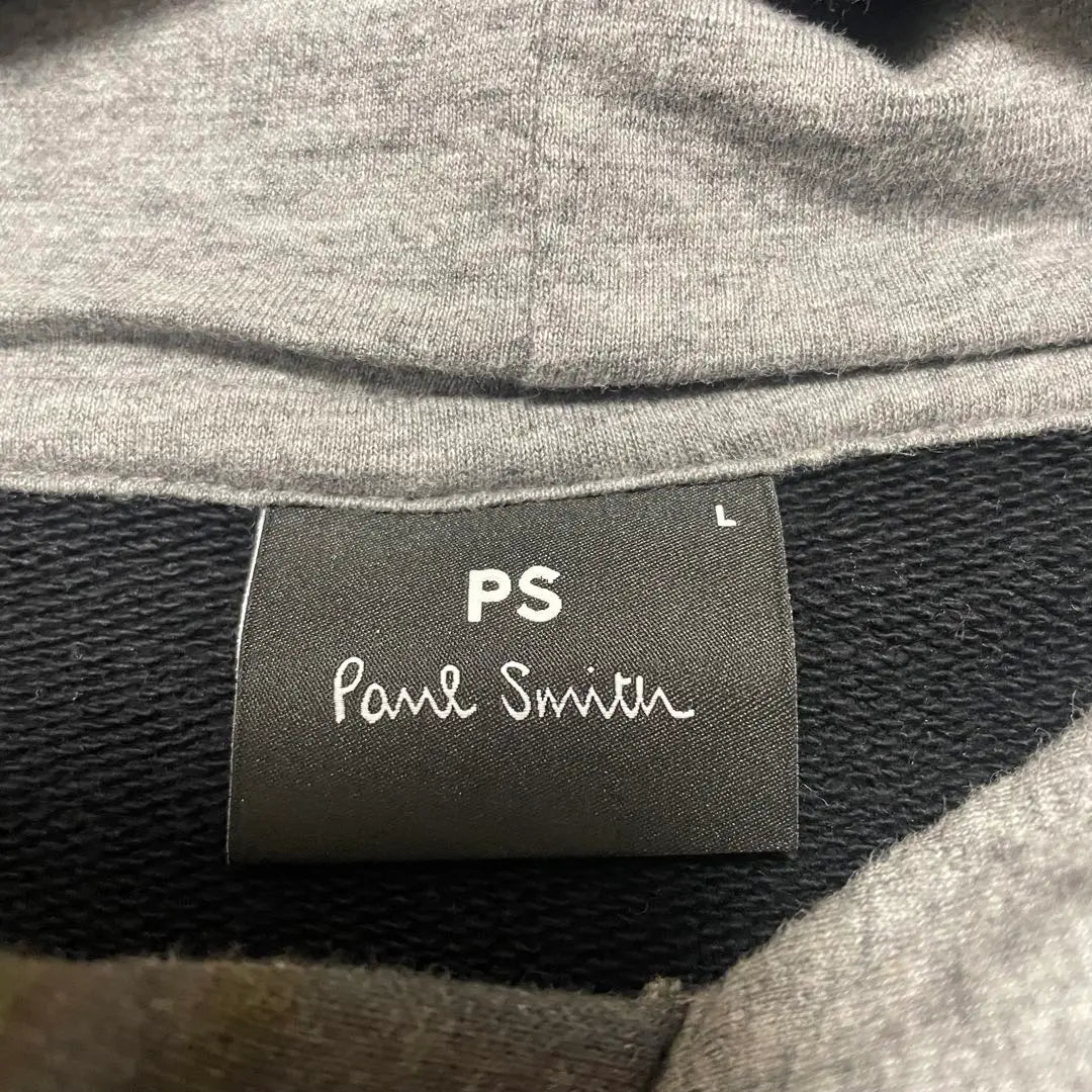 [Good condition] Paul Smith Check Blocking Mixed Hoodie L