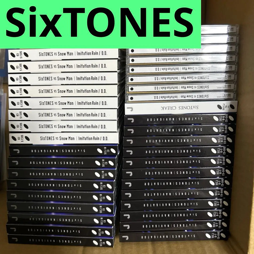 SixTONES CD bulk sale set Tanaka Ju, Kyomoto Taiga, Matsumura Hokuto, Jesse