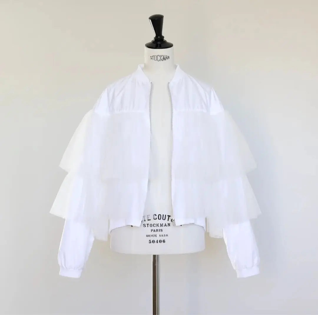 ☆ Beautiful goods ☆ Gypopia GYPSOHILA Tulle blouson White